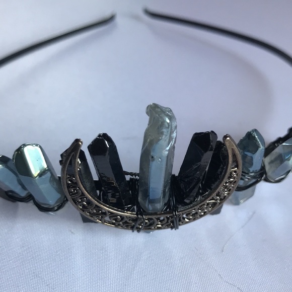 New! Raw Crystal Black Moon & Quartz - Picture 9 of 10